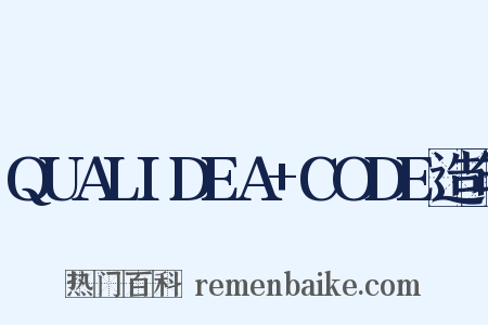 QUALIDEA+CODE造句是什么意思的图片